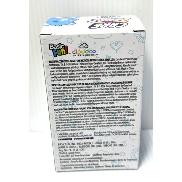 Care Bears Micro Plush Grumpy Bear Blue Stocking Stuffer Toy for Kid Box Damaged - Picture 6 of 7